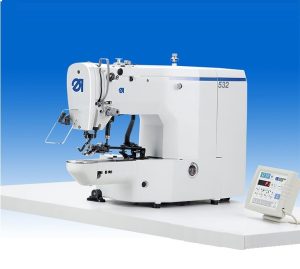 MÁQUINA BOTONES CNC ÁREA 40 X 30 mm DOBLE COSTURA