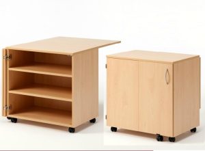 ARMARIO CON PUERTA PARA ACCESORIOS + EXTENSION POS