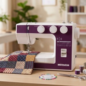 ROBUSTA-MAQUINA-DE-COSER-WERTHEIM-4922-ZIG-ZAG-PORTATIL-DOMESTICA-BASICA-patch